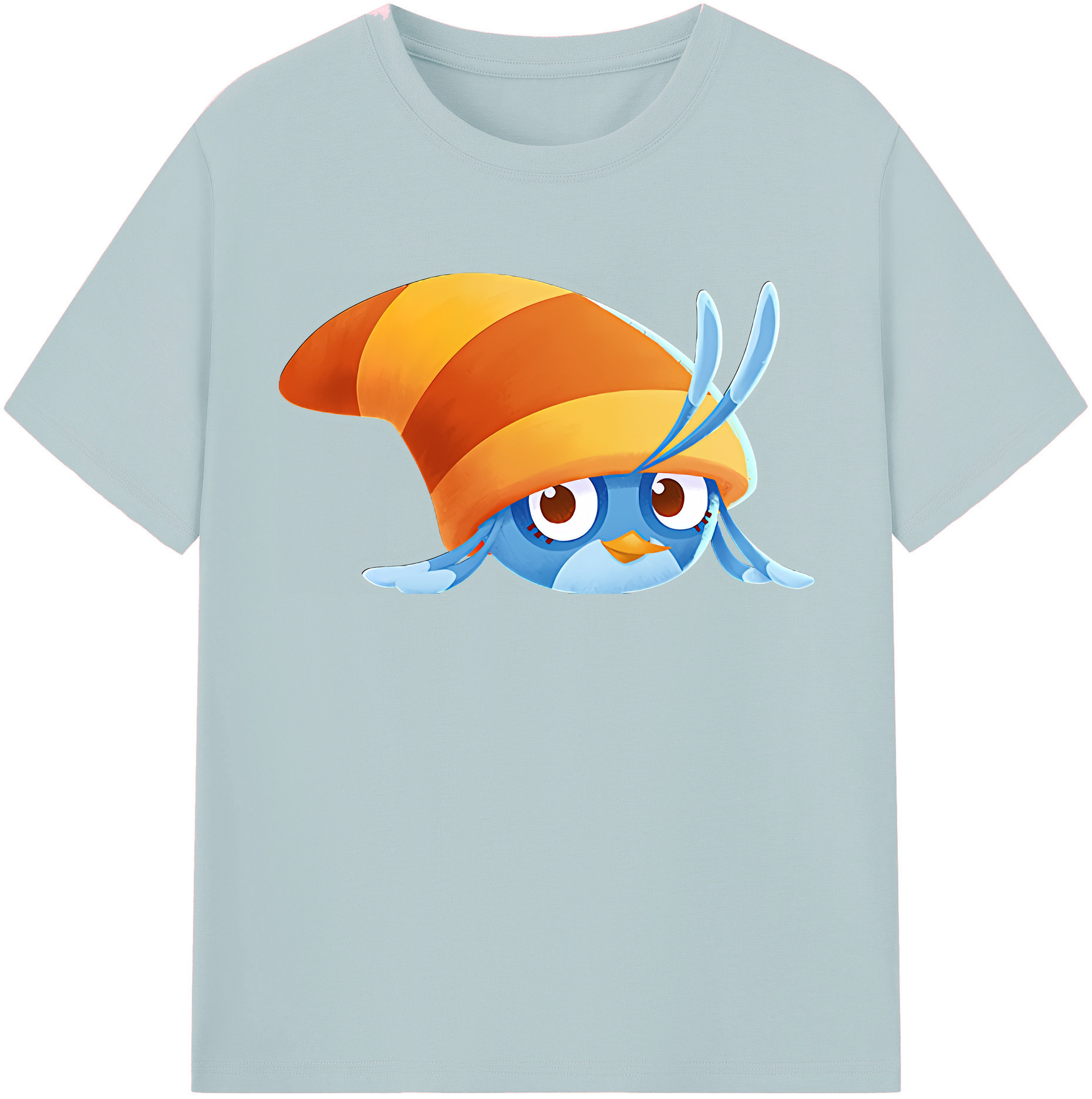 （画像用） Angry Birds アングリーバード 綿100％半袖Tシャツ（フロントプリント）